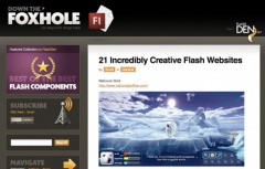 21 Incredibly Creative Flash Websites
