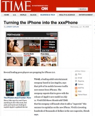 Turning the iPhone into the xxxPhone