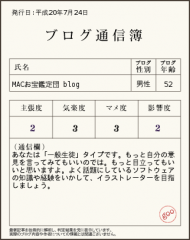 ブログ通信簿