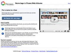 Name tags in Picasa Web Albums