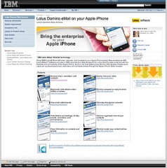 Lotus Domino eMail on your Apple iPhone