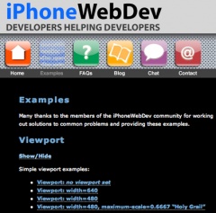 iPhoneWebDev