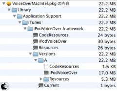 iPodVoiceOver.famework