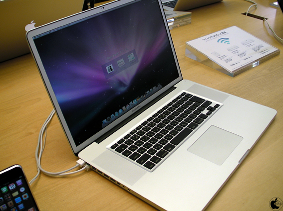 ジャンク Macbook Pro 17型 Core2.8G/500G 2009