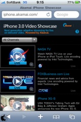 Akamai iPhone Showcase