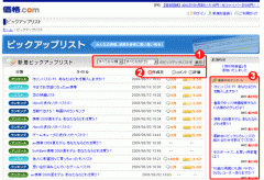 ピックアップリスト