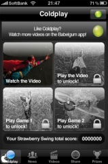 Coldplay Strawberry Swing