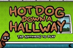 Hot Dog Down a Hallway
