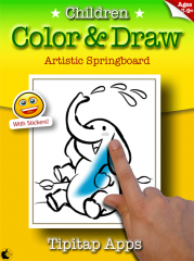 Color & Draw for kids: interactive artistic springboard with 4 apps in 1 for iPad