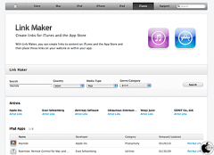 itunes link maker not working