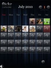 Flickr Calendar for Explore
