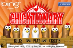 Chicktionary by Bing