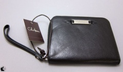 Cole Haan Small Leather Zip Wallet for iPhone