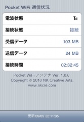 Pocket WiFi アンテナ