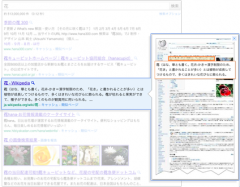 Google インスタント プレビュー