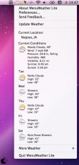 MenuWeather Lite