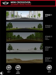 MINI CROSSOVER. GETAWAY ROAD PUZZLE