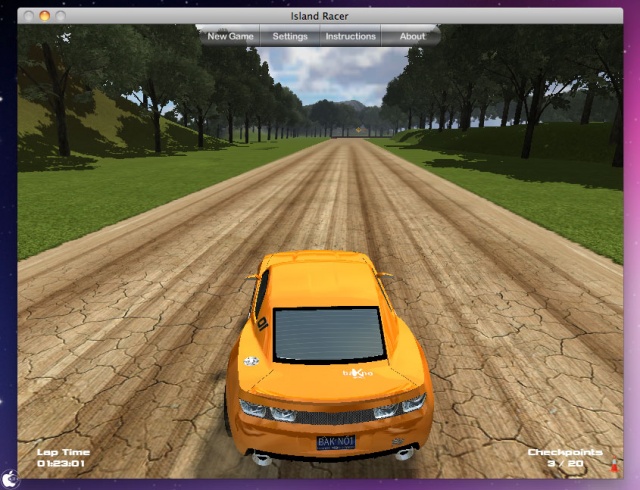 Mac用3dレースゲームアプリ Island Racer を試す Mac App Store Mac Otakara