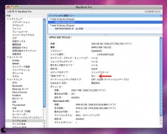 MacBook Pro (Early 2011)ISステムプロファイラ