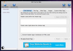 SEO Tool for iWeb
