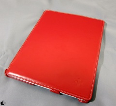 Leather Smart Shell for iPad 2 (RED)
