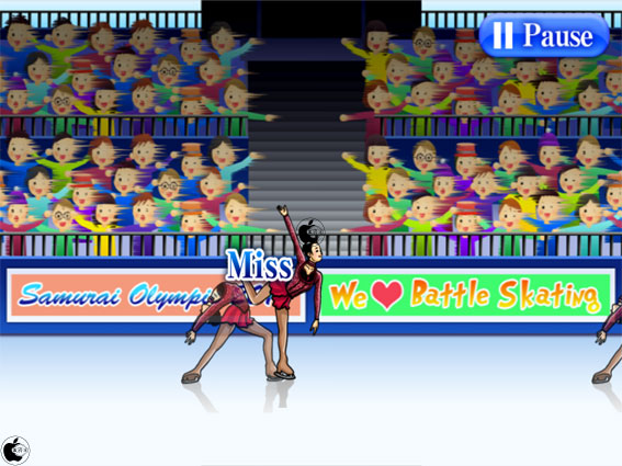 フィギュアスケートゲームアプリ 戦え フィギュアスケート を試す Ipad App Store Mac Otakara