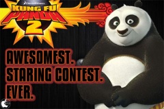 The Kung Fu Panda 2 Awesomest Staring Contest Ever