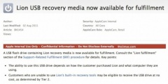Lion USB recovery media now available for fulillment