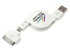 リトラクタブルケーブル for iPod/iPhone/iPad ＆ スマートフォン