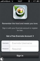 Evernote Food