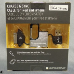 Scosche clipSYNC 30pin-USB Cable
