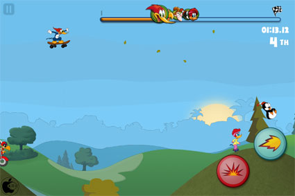 ウッドペッカーのアクションレースゲームアプリ Woody Woodpecker を試す Ipad App Store Mac Otakara